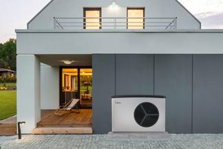 Einfamilienhaus mit Wärmepumpe von Solvis 