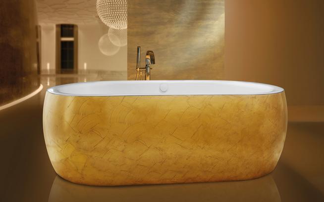 Badewanne von Mauersberger, gold
