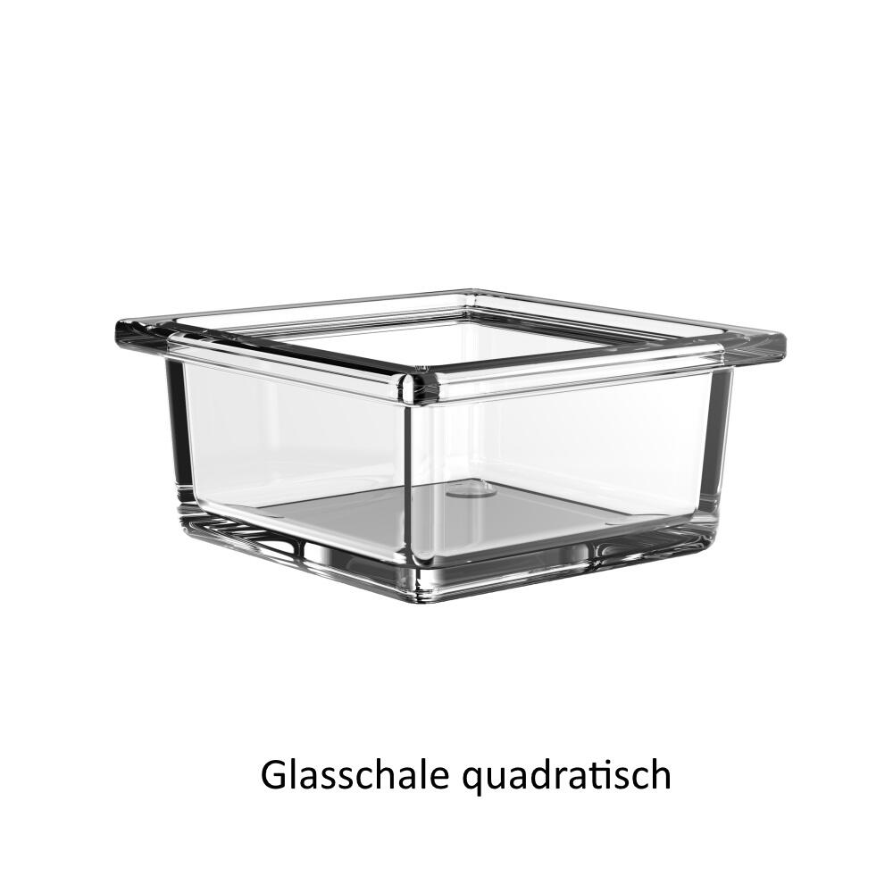  Glasschale quadratisch