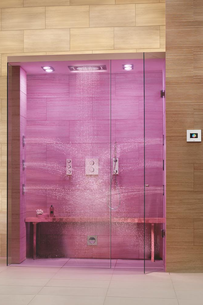Dampfdusche F-Digital Deluxe rosa